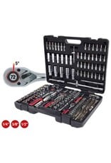 KS TOOLS 1/4" + 3/8" + 1/2" CHROMEplus Dopsleutelset, 195-dlg - 918.0795