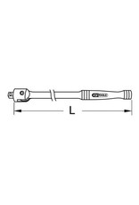 KS TOOLS 1/2" CHROMEplus Wringijzer met kniegewricht, 378mm - 918.1291