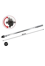 KS TOOLS 1/2" CHROMEplus Wringijzer met kniegewricht, 655mm - 918.1292