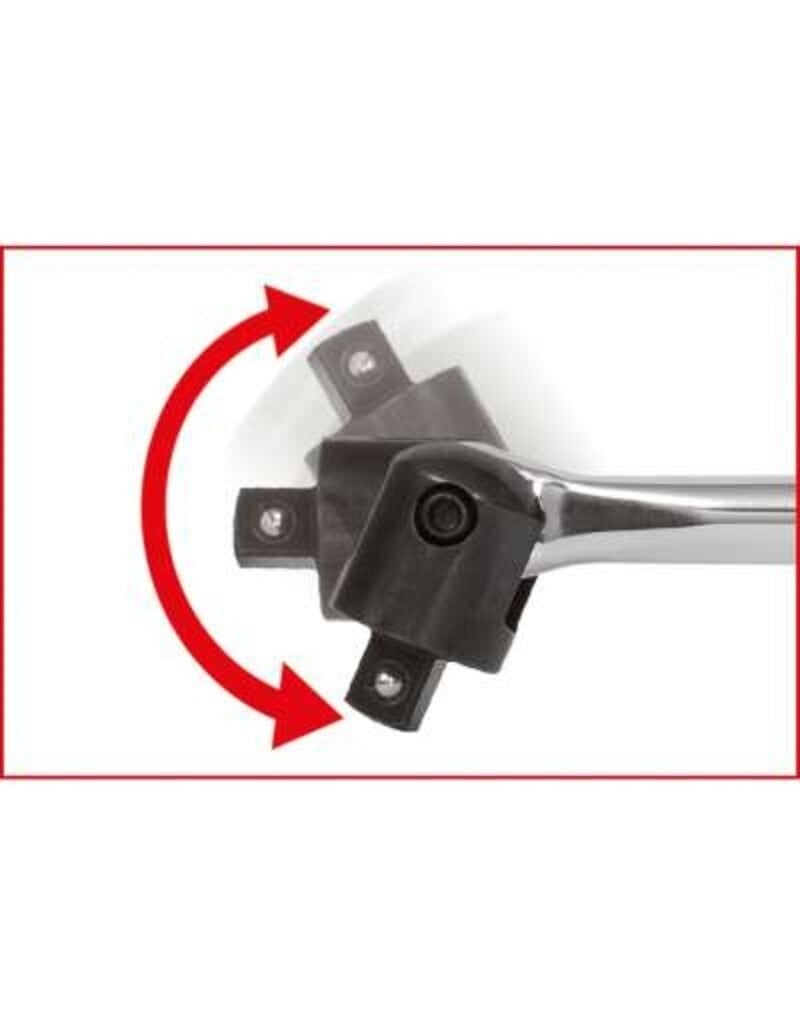 KS TOOLS 1/2" CHROMEplus Wringijzer met kniegewricht, 655mm - 918.1292