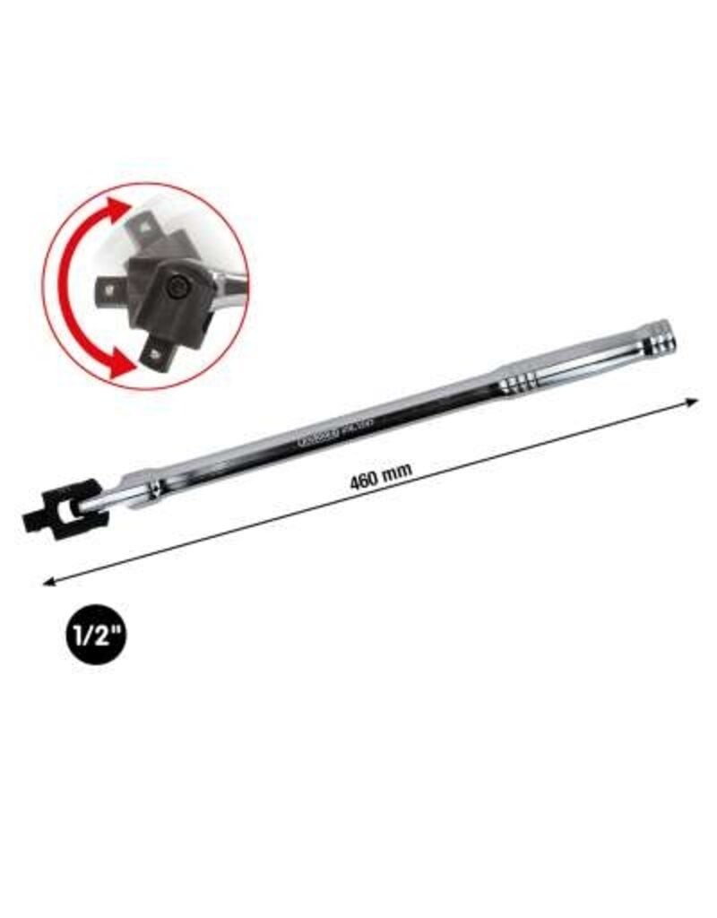 KS TOOLS 1/2" CHROMEplus Wringijzer met kniegewricht, 460mm - 918.1297