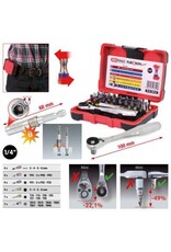 KS TOOLS 1/4" TORSIONpower Bitset, 32-dlg - 918.3010