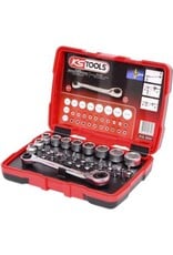 KS TOOLS 1/4" + 11 mm Doorgaande dopsleutel- en bitset, 31-dlg - 918.3050