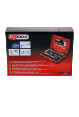 KS TOOLS 1/4" + 11 mm Doorgaande dopsleutel- en bitset, 31-dlg - 918.3050