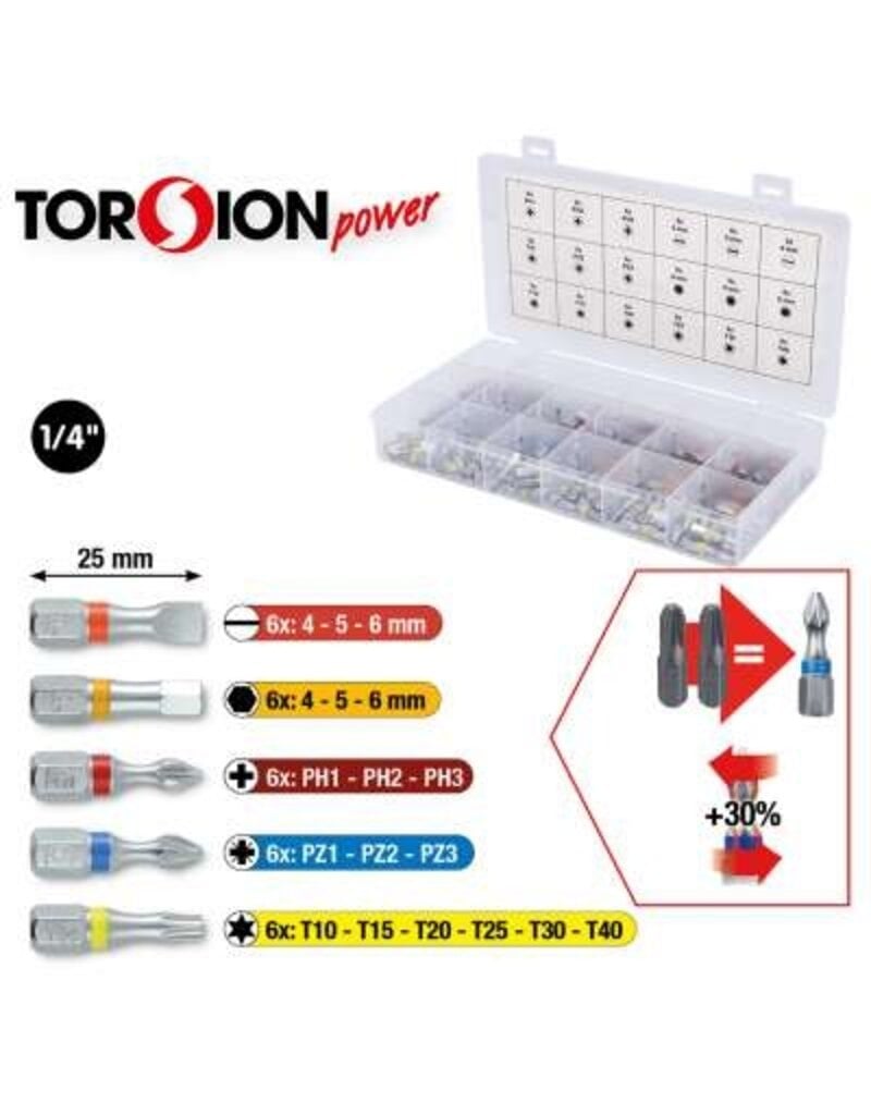 KS TOOLS TORSIONpower bit-assortiment, 108-dlg - 918.3108
