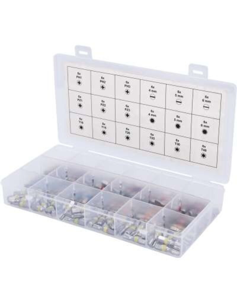 KS TOOLS TORSIONpower bit-assortiment, 108-dlg - 918.3108