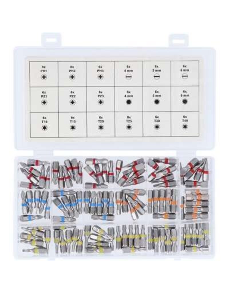 KS TOOLS TORSIONpower bit-assortiment, 108-dlg - 918.3108