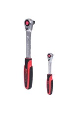 KS TOOLS SlimPOWER Omschakelbare ratelset, 2-dlg 1/4"+1/2" - 920.0002