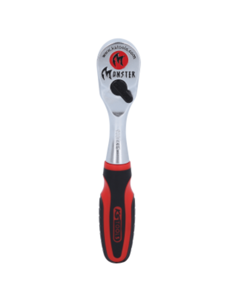 KS TOOLS 1/4" Monster Bit-omschakelbare ratel, 125mm - 935.1495