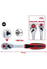 KS TOOLS 3/8" Monster Omschakelbare ratel, 96 tanden - 935.3890