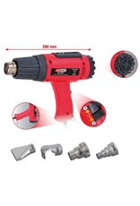KS TOOLS Heteluchtpistool set, inclusief 4 opzetstukken - 960.1190