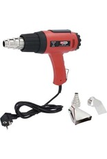 KS TOOLS Heteluchtpistool set, inclusief 4 opzetstukken - 960.1190