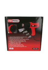 KS TOOLS Heteluchtpistool set, inclusief 4 opzetstukken - 960.1190