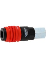 KS TOOLS 3-in-1 universele persluchtveiligheidskoppeling met 1/4" binnendraad - 999.9105