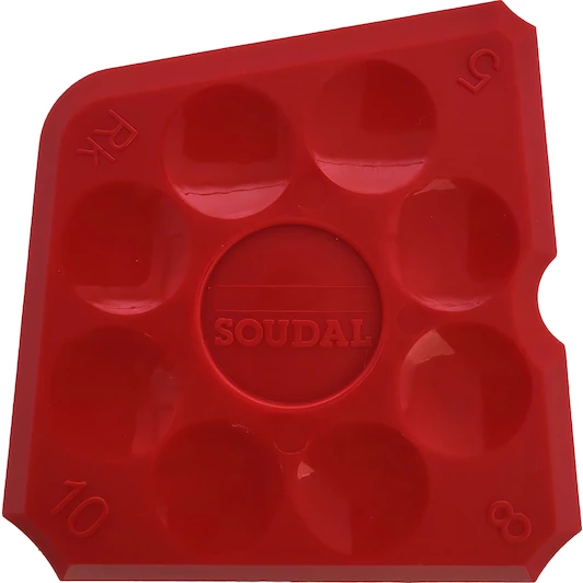 Soudal Kitset – Acryrub CF2 Wit – Inclusief Skelet Pistool Oranje, 4-delige Spatelset & Swipex Reinigingsdoekjes | Complete Afwerkset