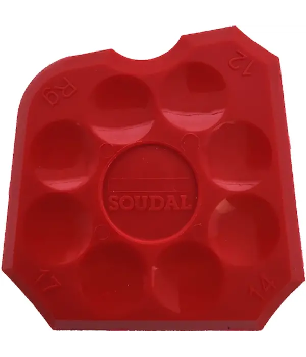 Soudal Kitset – Acryrub CF2 Wit – Inclusief Skelet Pistool Oranje, 4-delige Spatelset & Swipex Reinigingsdoekjes | Complete Afwerkset