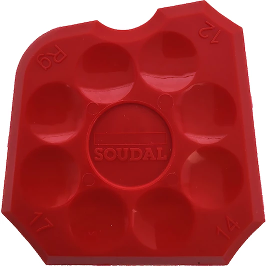 Soudal Kitset – Acryrub CF2 Wit – Inclusief Skelet Pistool Oranje, 4-delige Spatelset & Swipex Reinigingsdoekjes | Complete Afwerkset