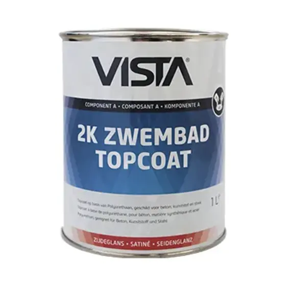 Vista 2K Zwembadverf Topcoat Vista 2K Zwembadverf Topcoat