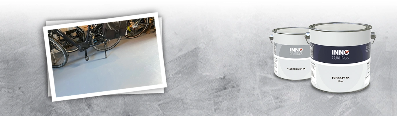 Vloer in berging coaten