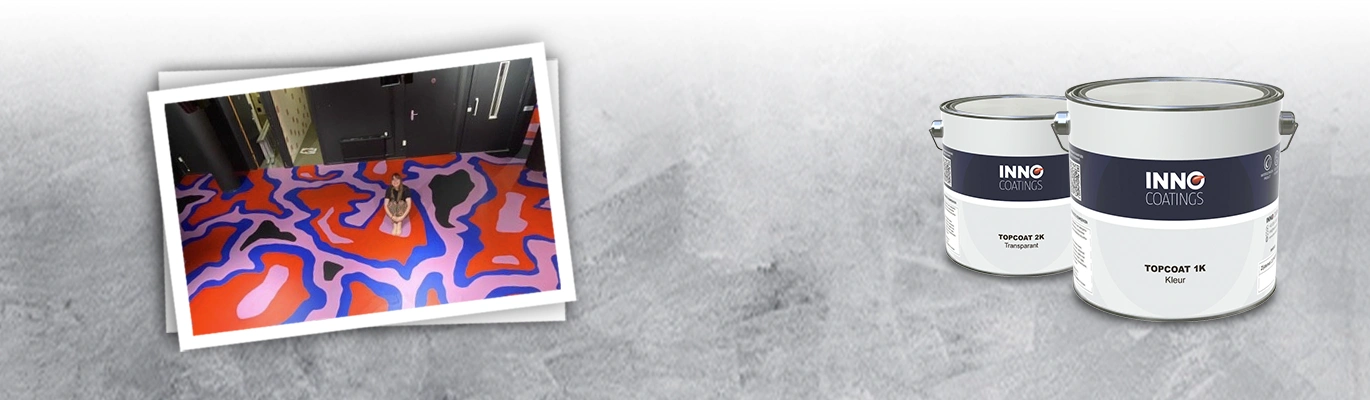 Vloer verven in verschillende kleuren