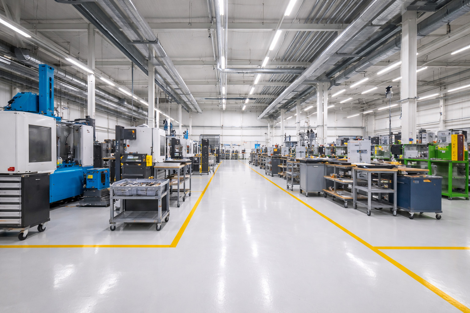 Bedrijfsvloeren coaten: welke verf is geschikt?