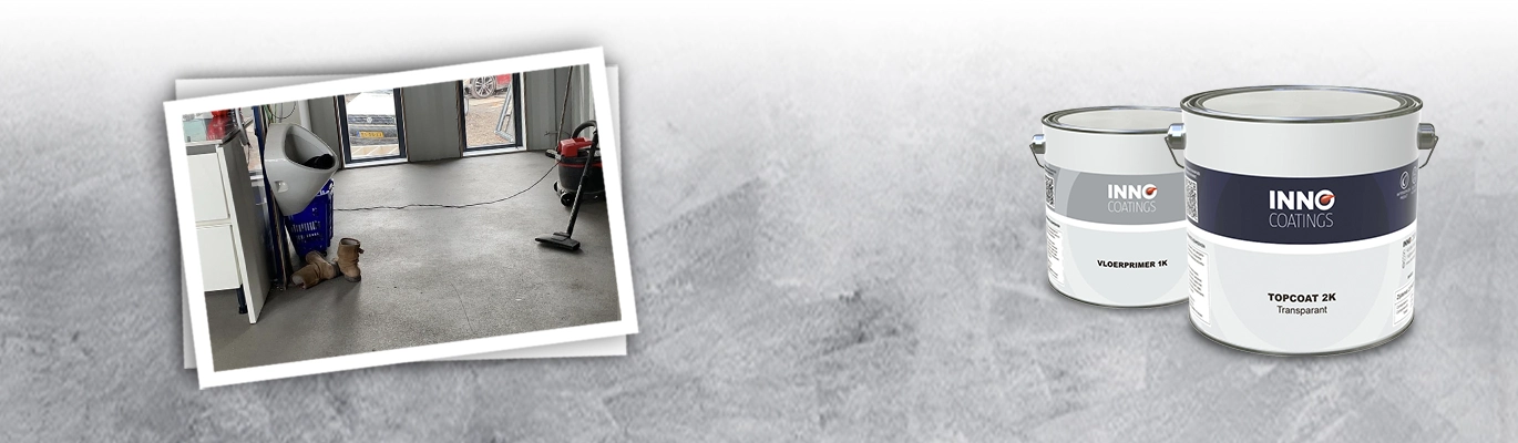 Betonvloer verven in betonlook