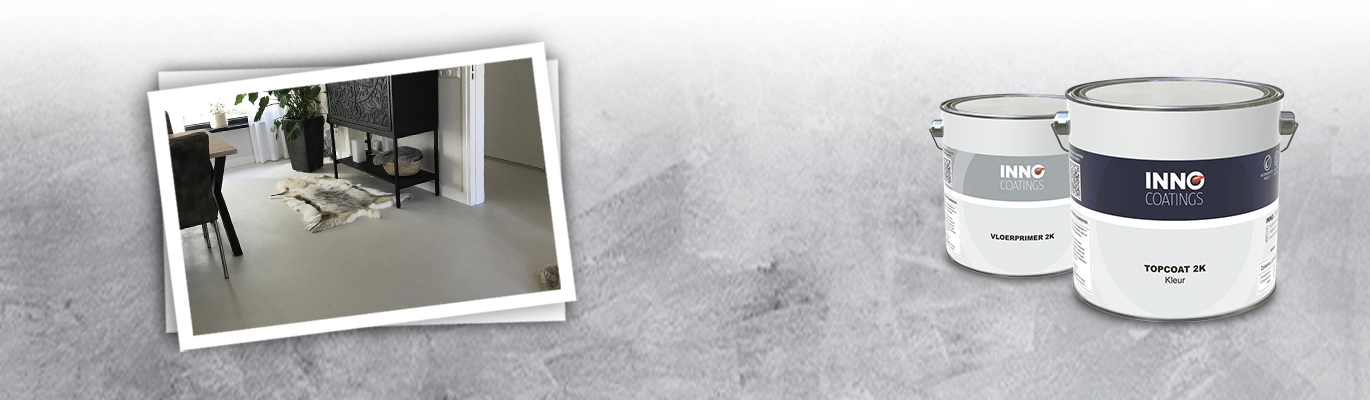 Cementdekvloer dekkend verven