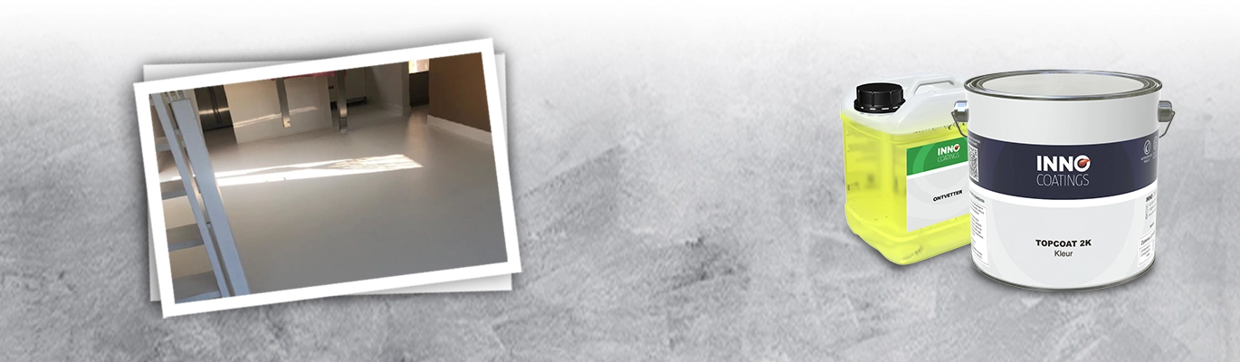 Gietvloer opnieuw verven