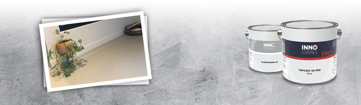 Betonlook op anhydrietvloer