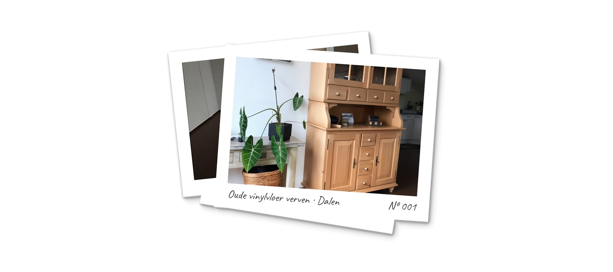 Oude vinylvloer verven