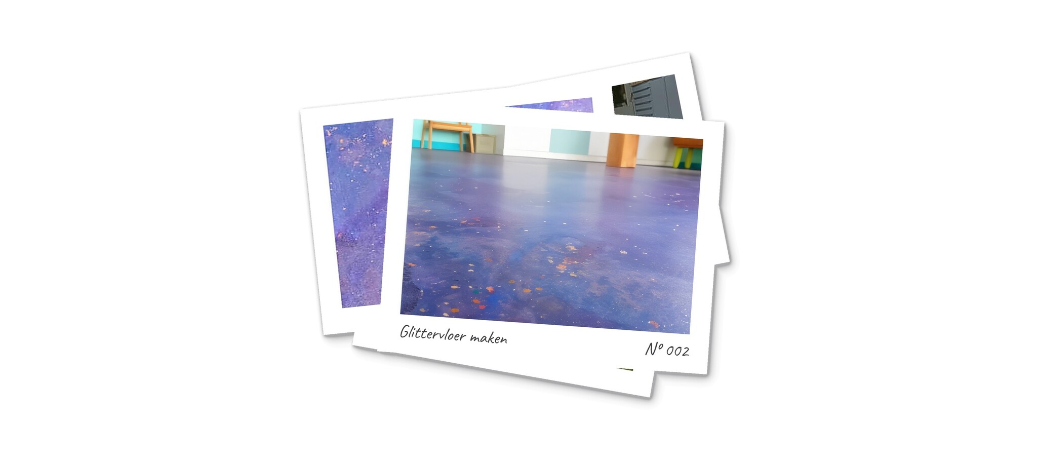 Glittervloer maken