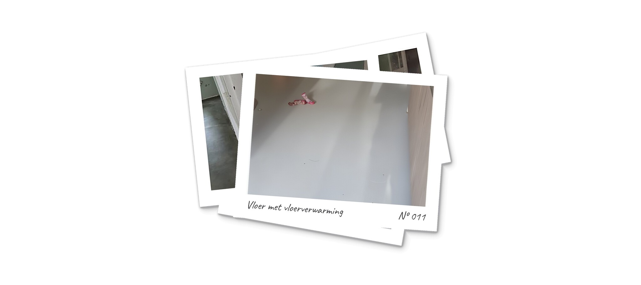 Vloer met vloerverwarming