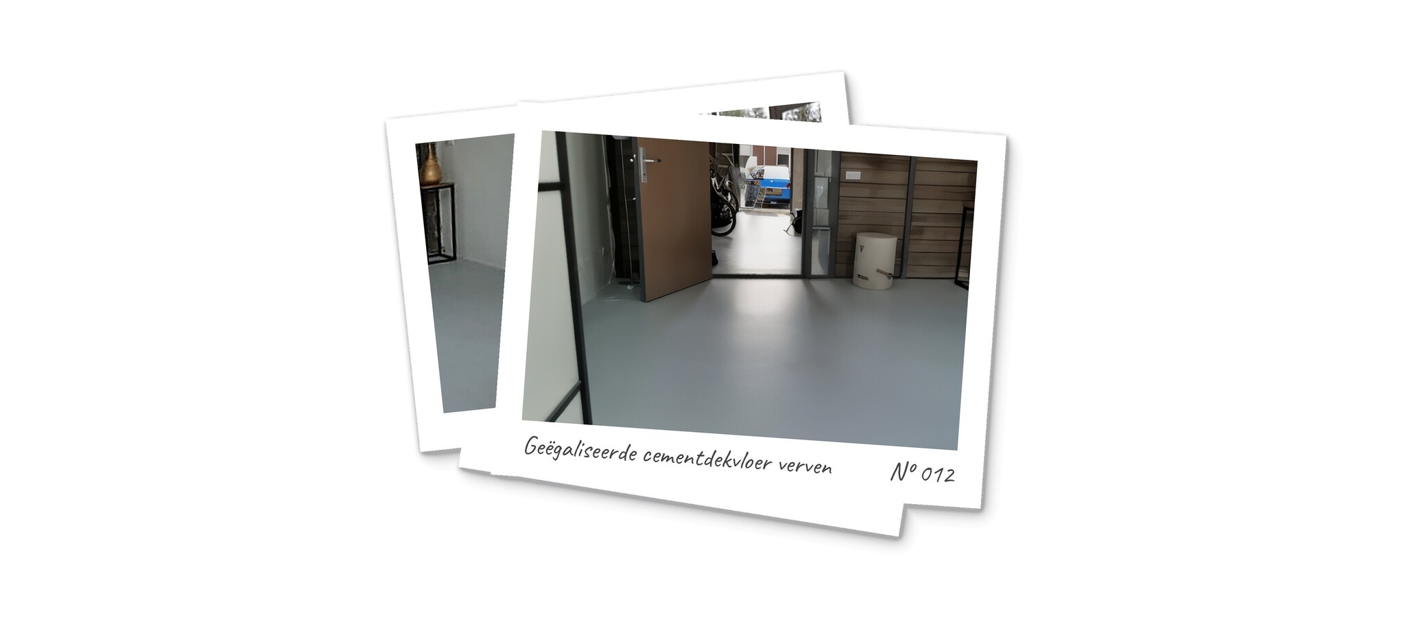 Geëgaliseerde cementdekvloer verven