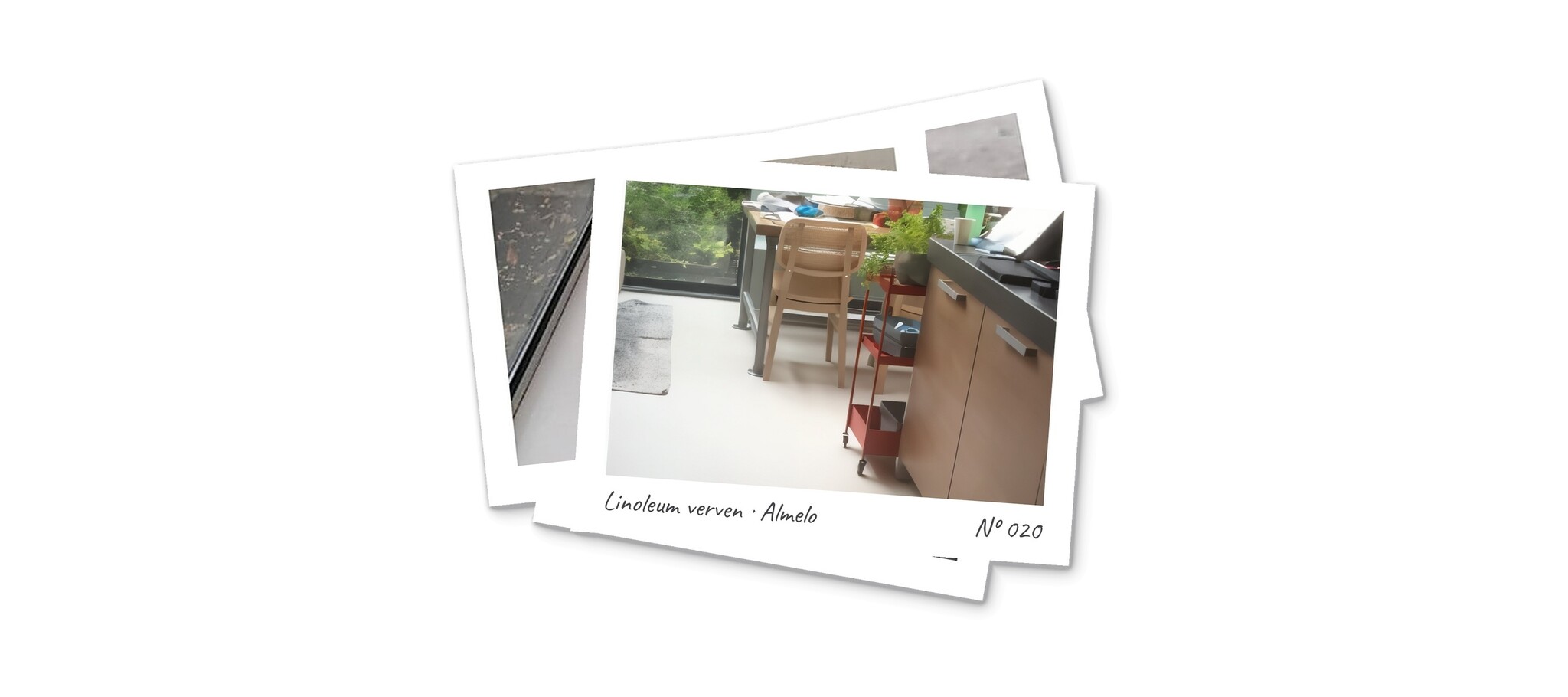 Linoleum verven