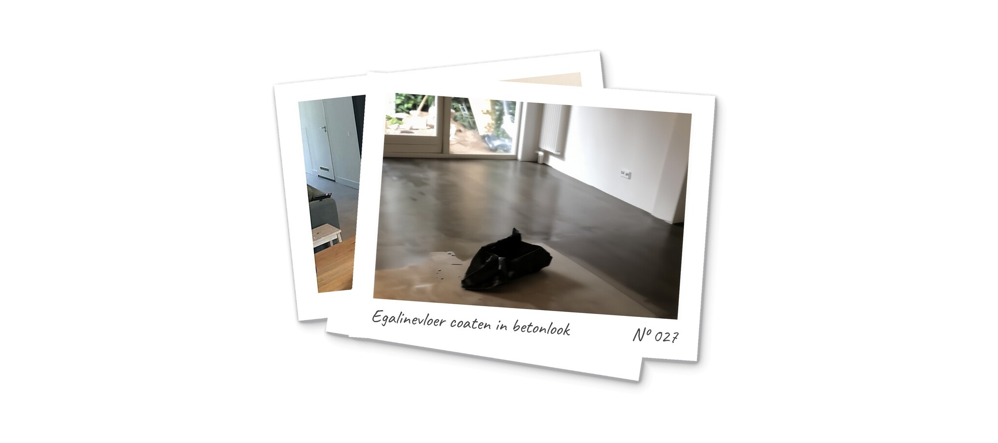 Egalinevloer coaten in betonlook