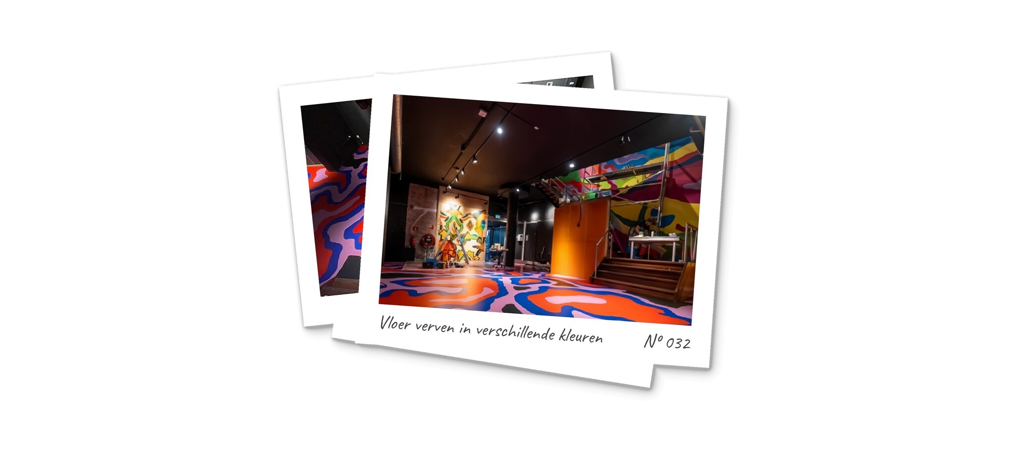 Vloer verven in verschillende kleuren