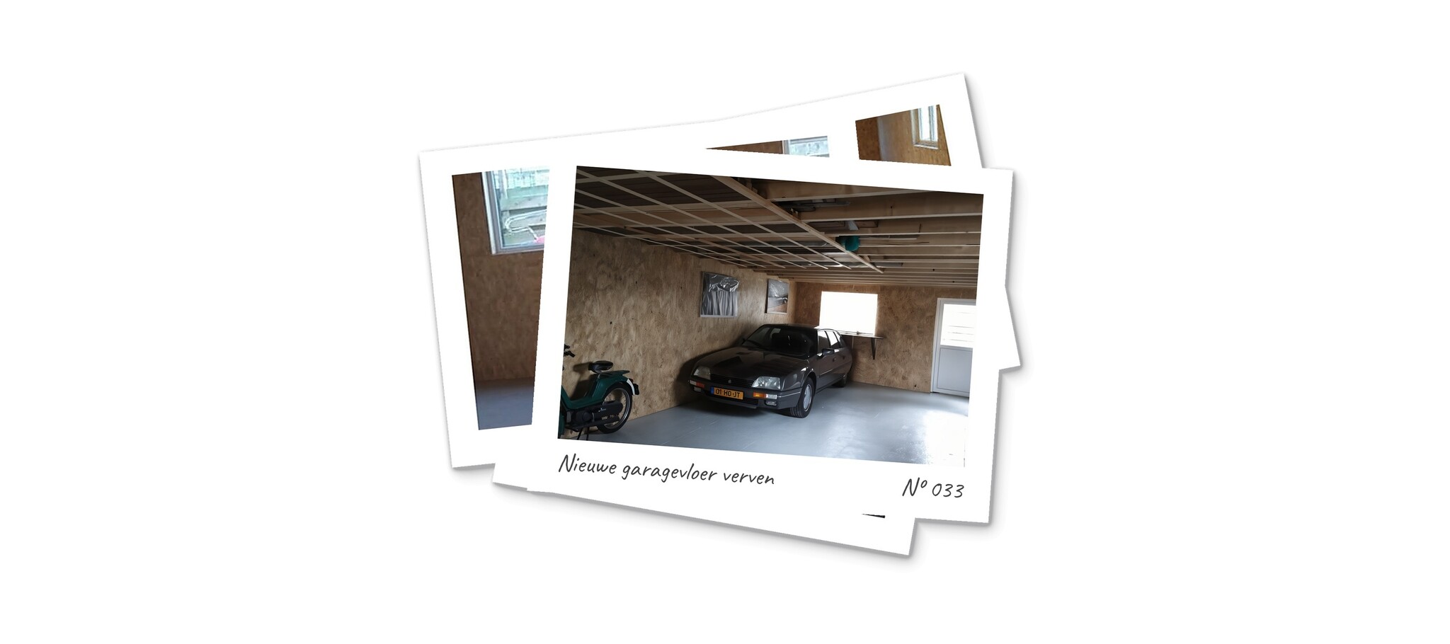 Nieuwe garagevloer verven