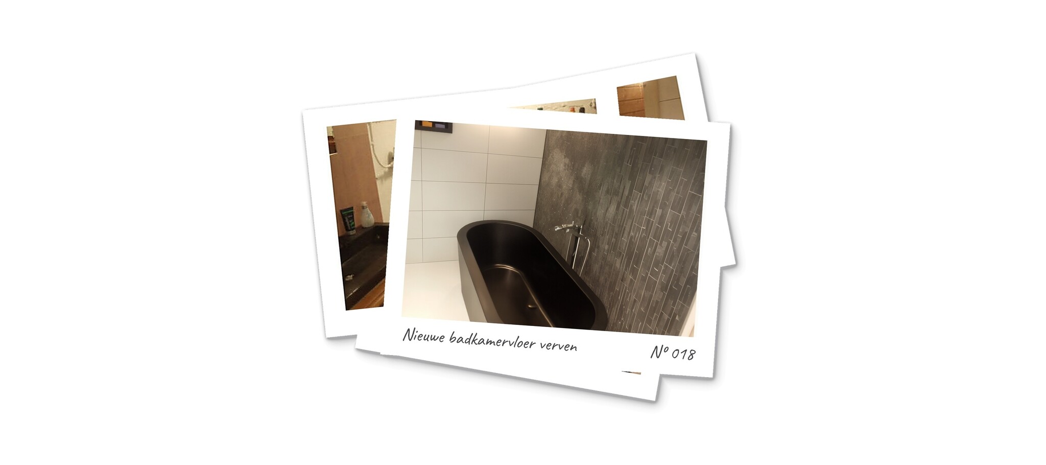 Nieuwe badkamervloer verven