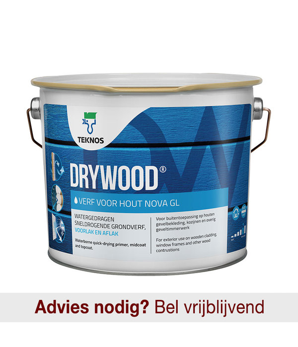 Teknos Drywood Verf voor Hout Nova - GL