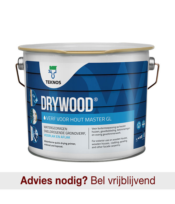Teknos Drywood Verf voor Hout Master GL