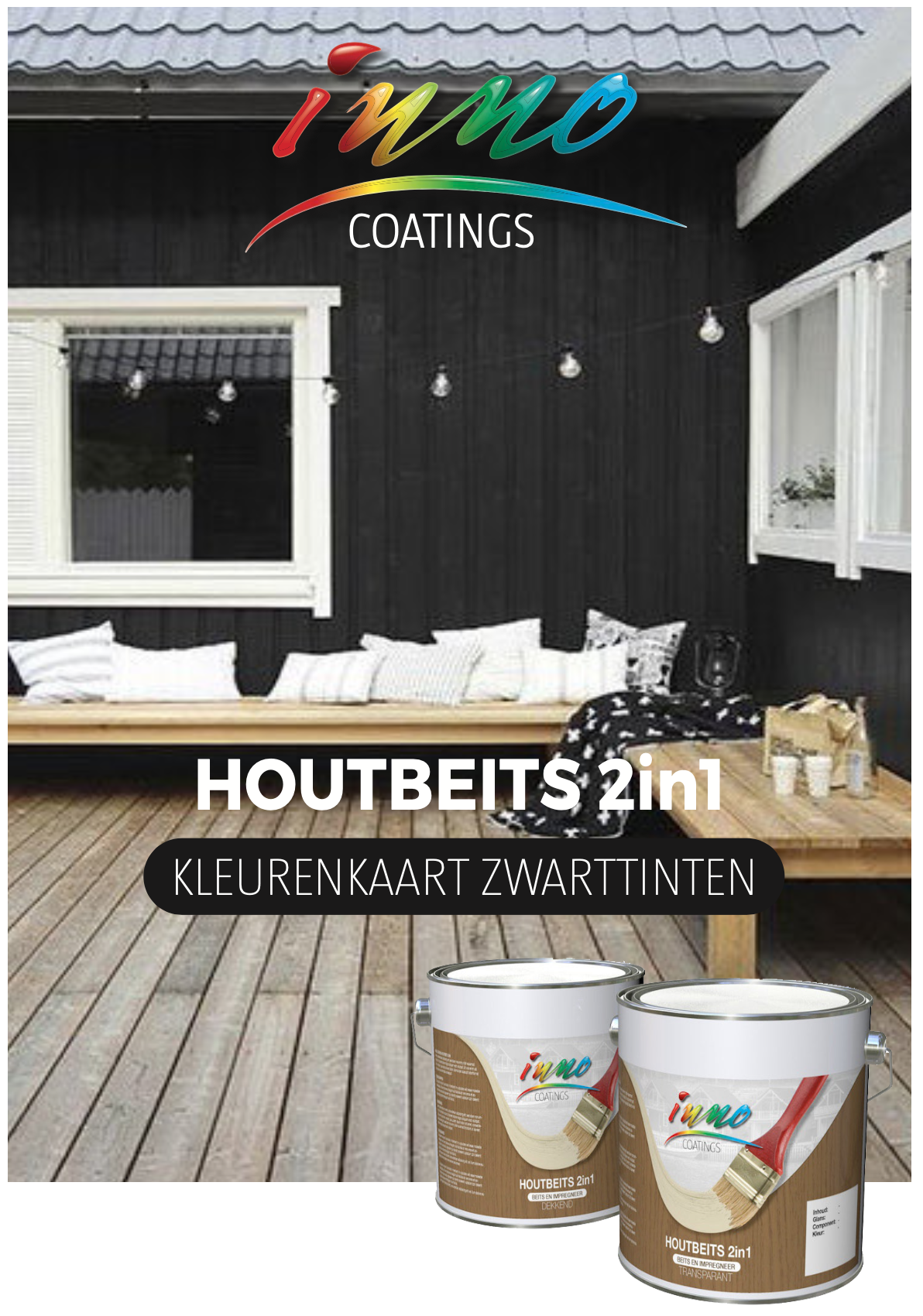 2in1 houtbeits zwarte beits