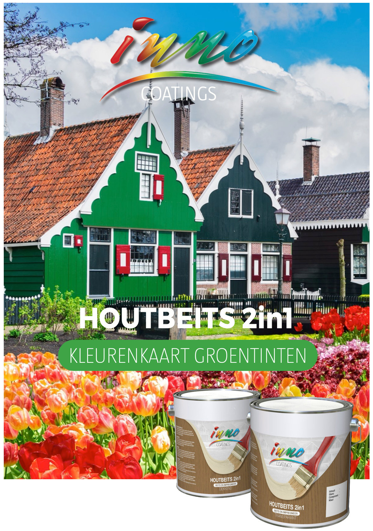 Beits Kleuren 2in1 Houtbeits Groene Beits