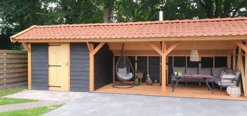 Gartenhaus lasieren