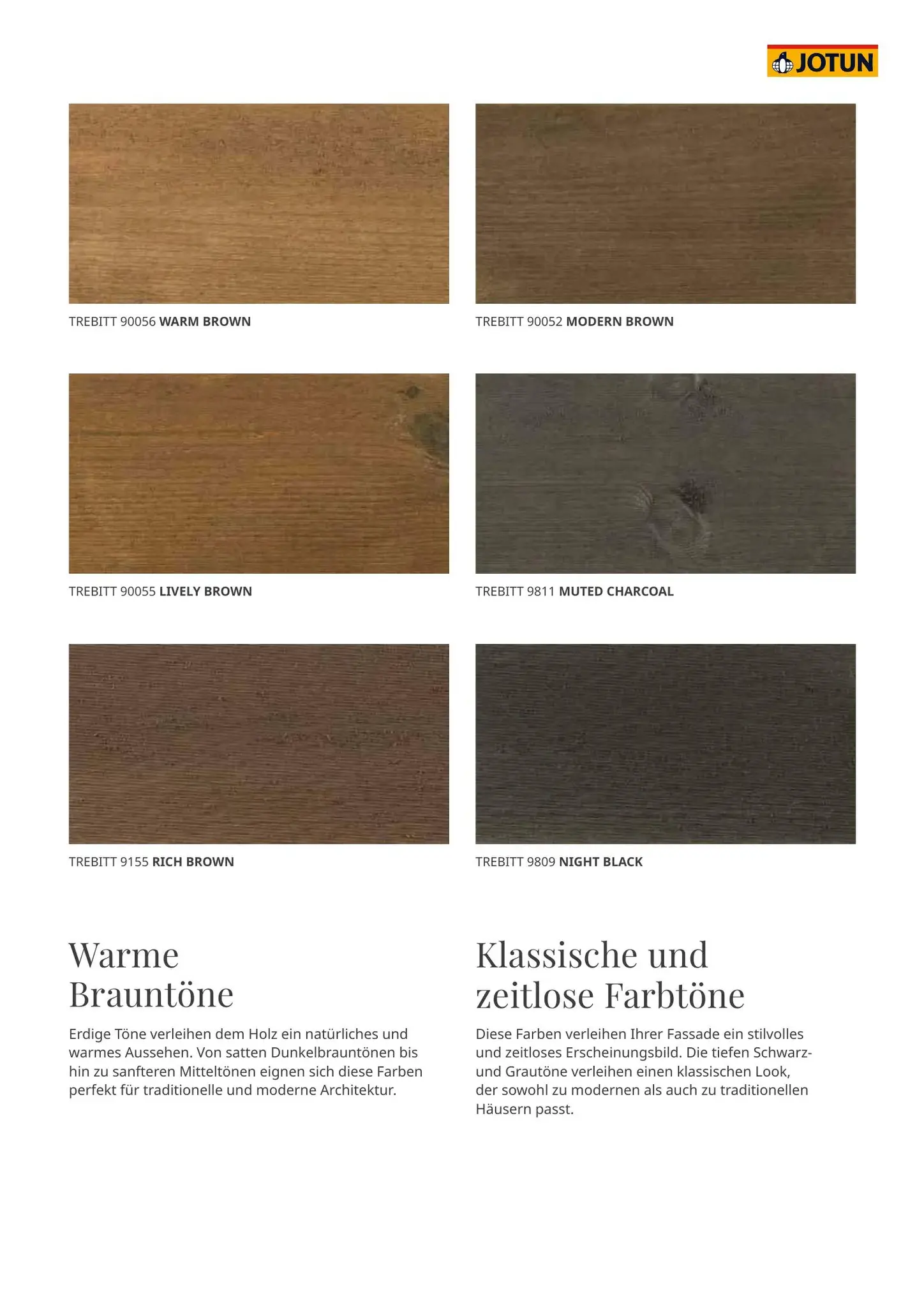 Jotun Trebitt Woodcare Farbtonkarte pagina 4