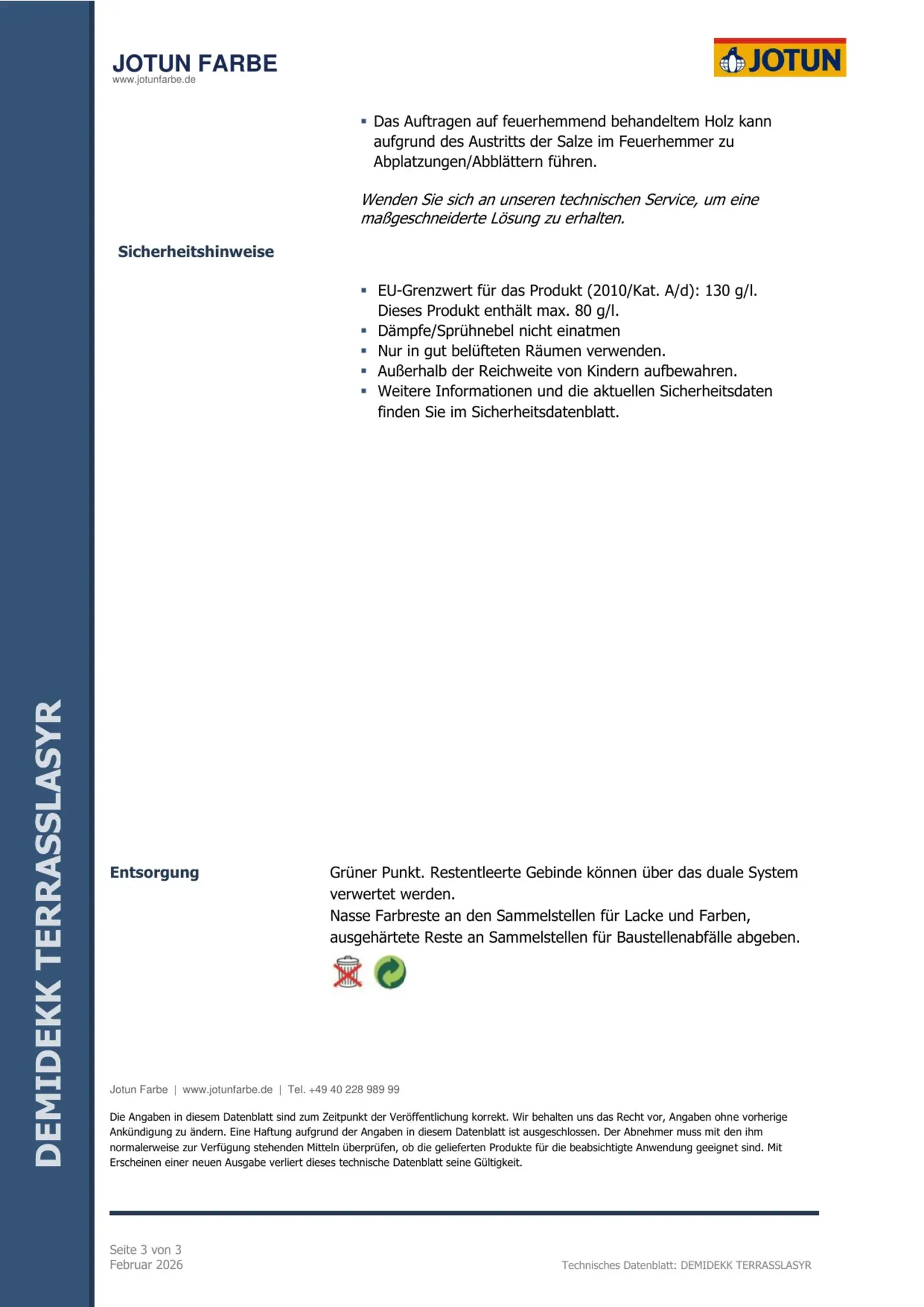 Technisches Datenblatt Jotun Demidekk Terrasslasyr Seite 3