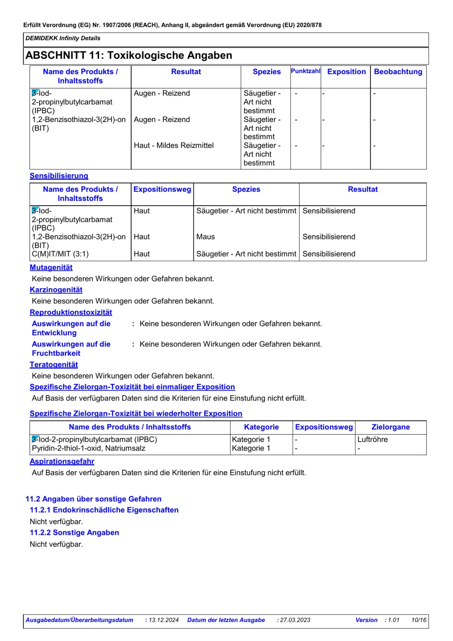 Sicherheitsdatenblatt Jotun Demidekk Infinity Details Seite 10