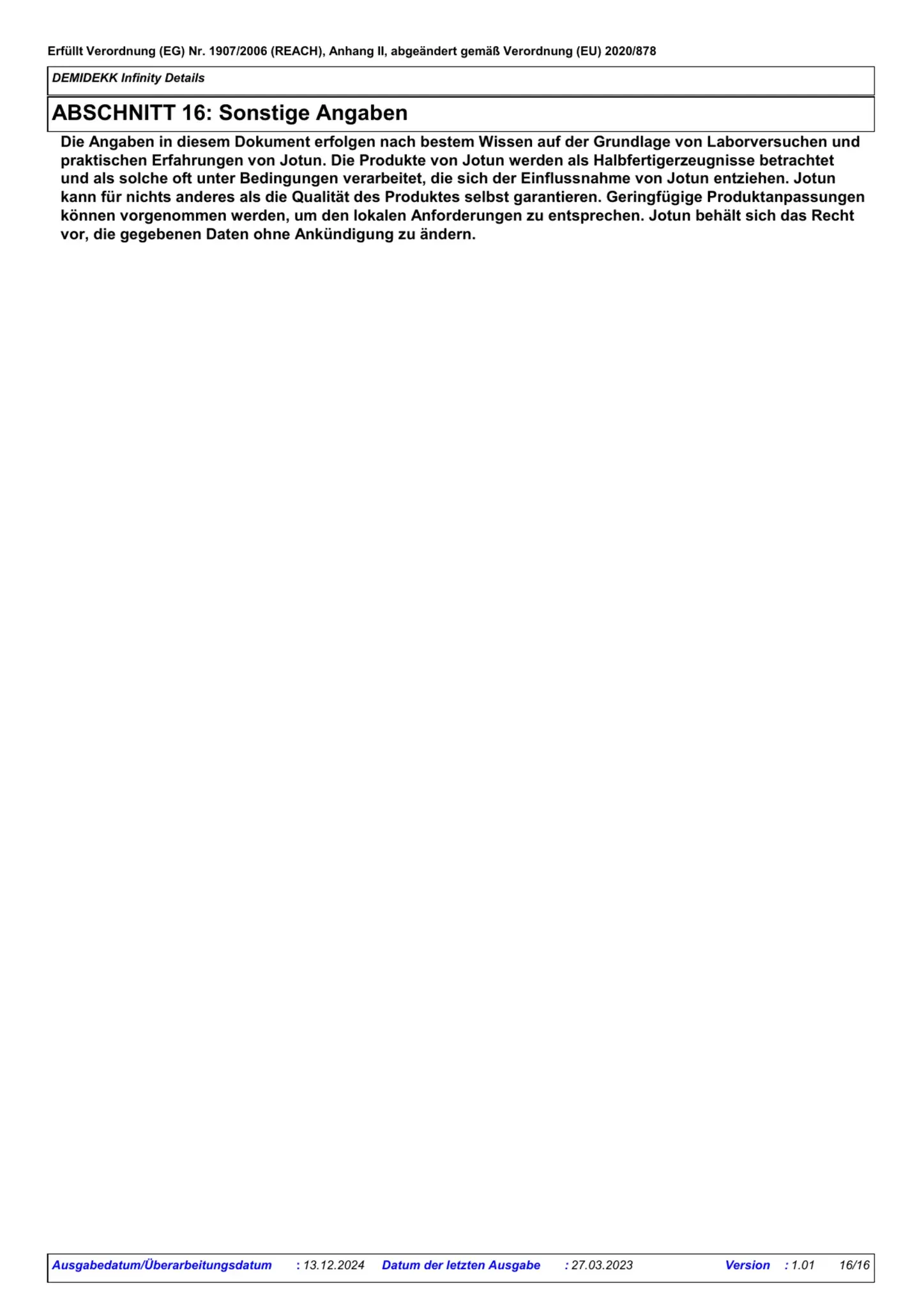 Sicherheitsdatenblatt Jotun Demidekk Infinity Details Seite 16
