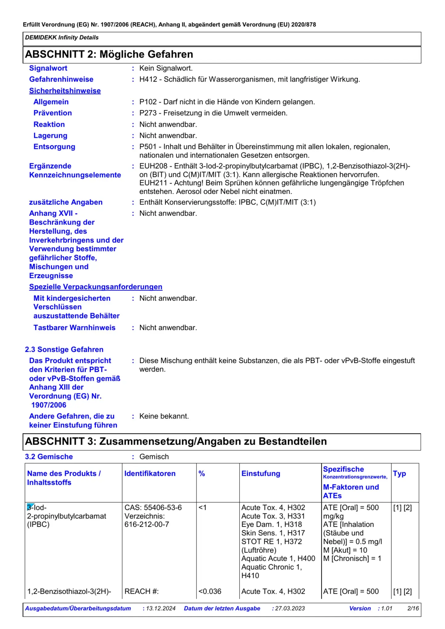 Sicherheitsdatenblatt Jotun Demidekk Infinity Details Seite 2