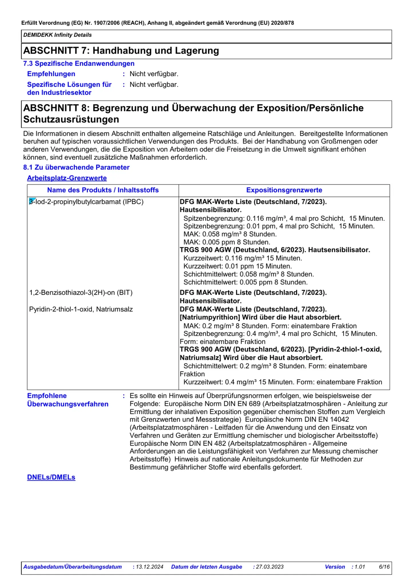 Sicherheitsdatenblatt Jotun Demidekk Infinity Details Seite 6
