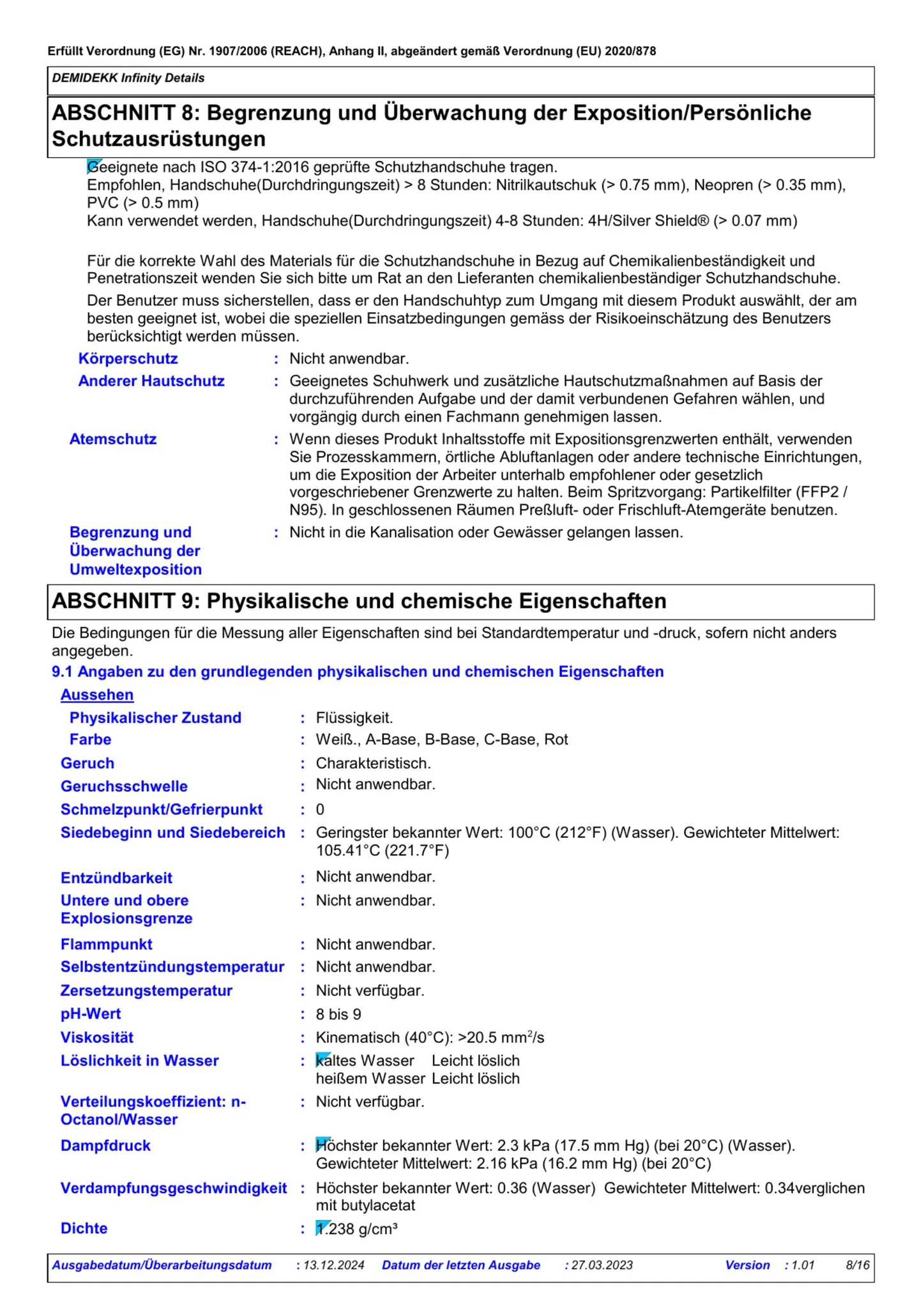 Sicherheitsdatenblatt Jotun Demidekk Infinity Details Seite 8